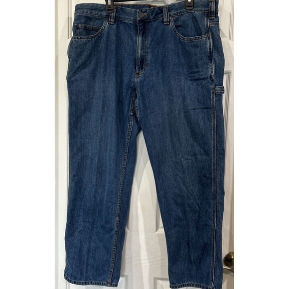 Ridgecut Jeans Toughwear Carpenter Straight Work Cotton Blend Denim 40 X 30 - Picture 1 of 12